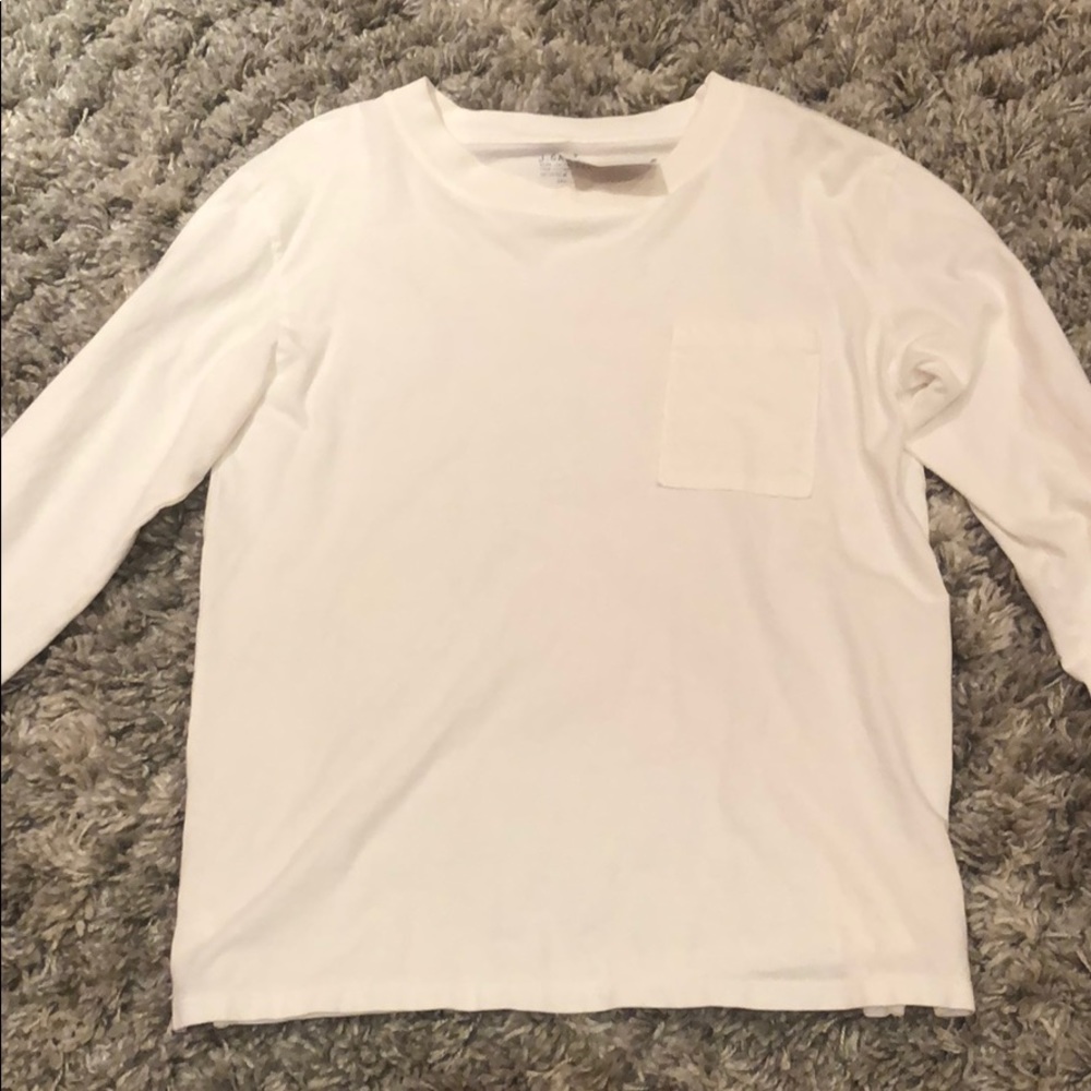 Brandy Melville Long Sleeve White Top